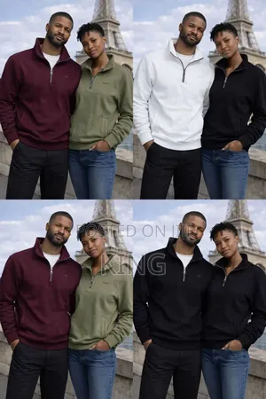 More Stylish Quarter Zip Sweatshirt