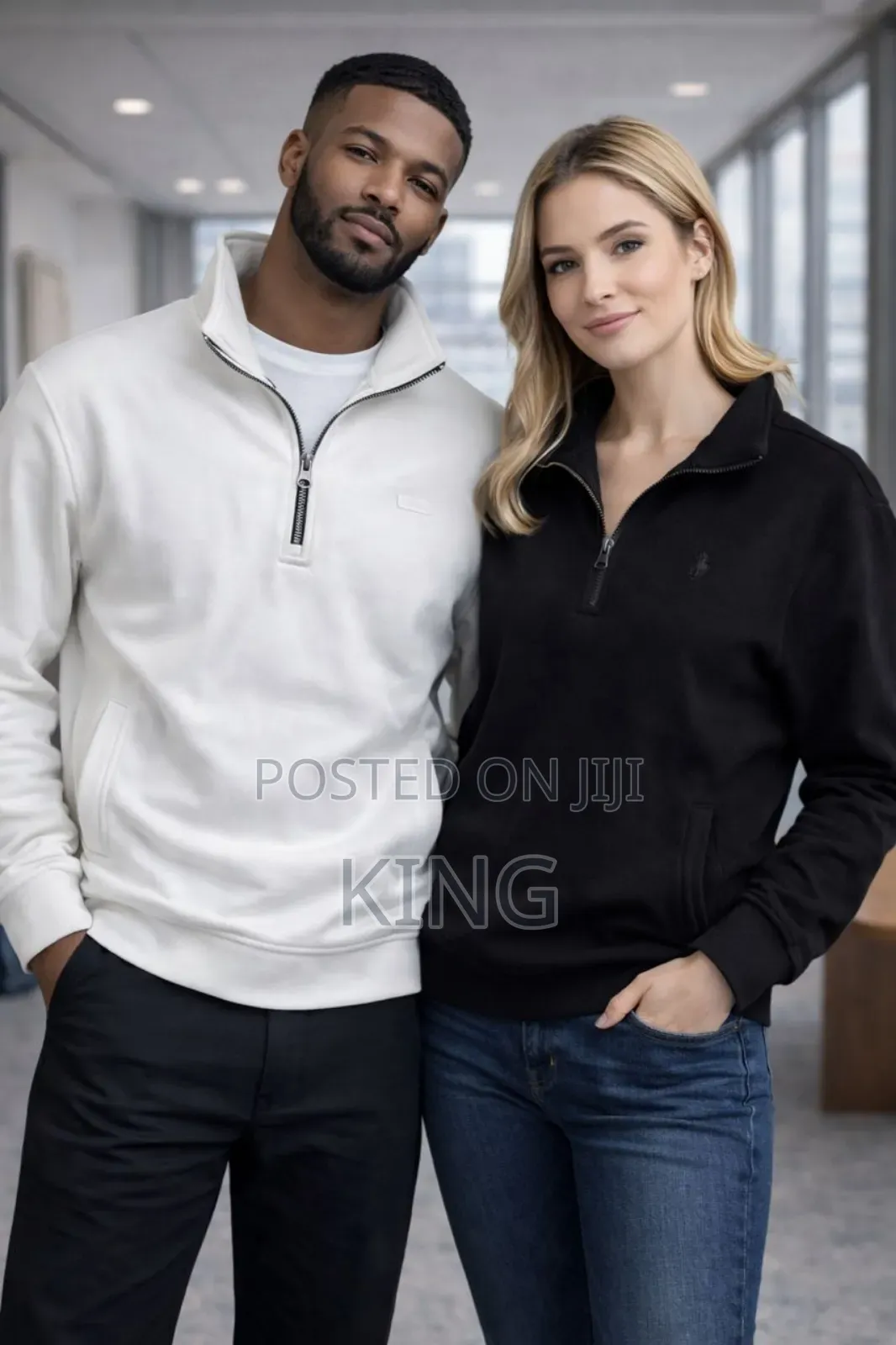 More Stylish Quarter Zip Sweatshirt