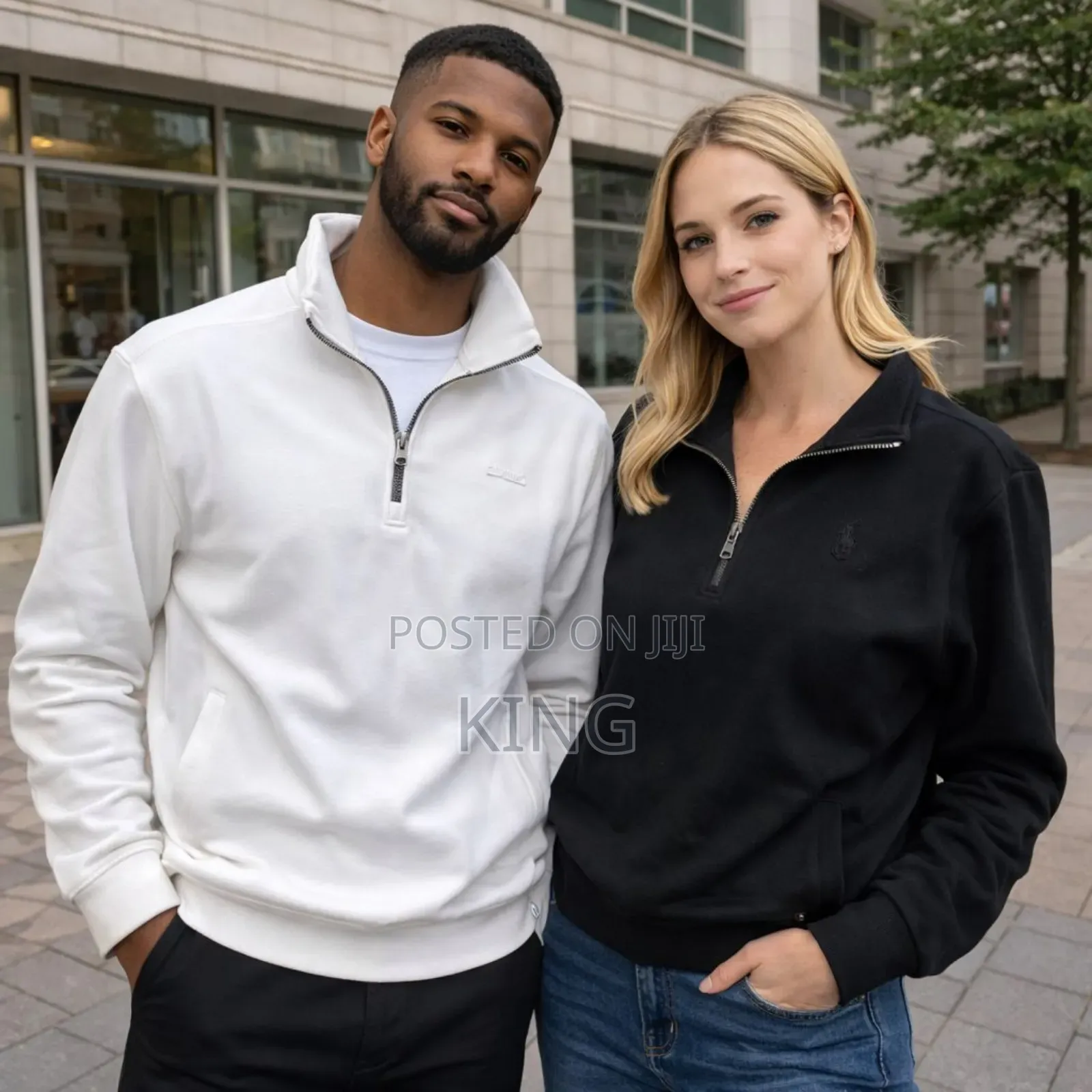 More Stylish Quarter Zip Sweatshirt
