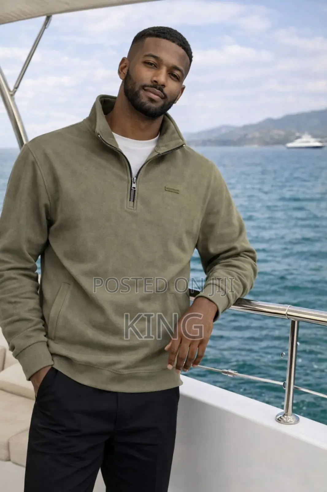 More Stylish Quarter Zip Sweatshirt