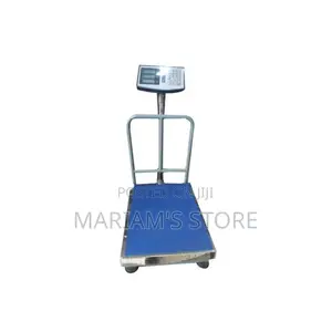 Electronic Rechargeable Digital Weighing Scale Of 300kgs-silver