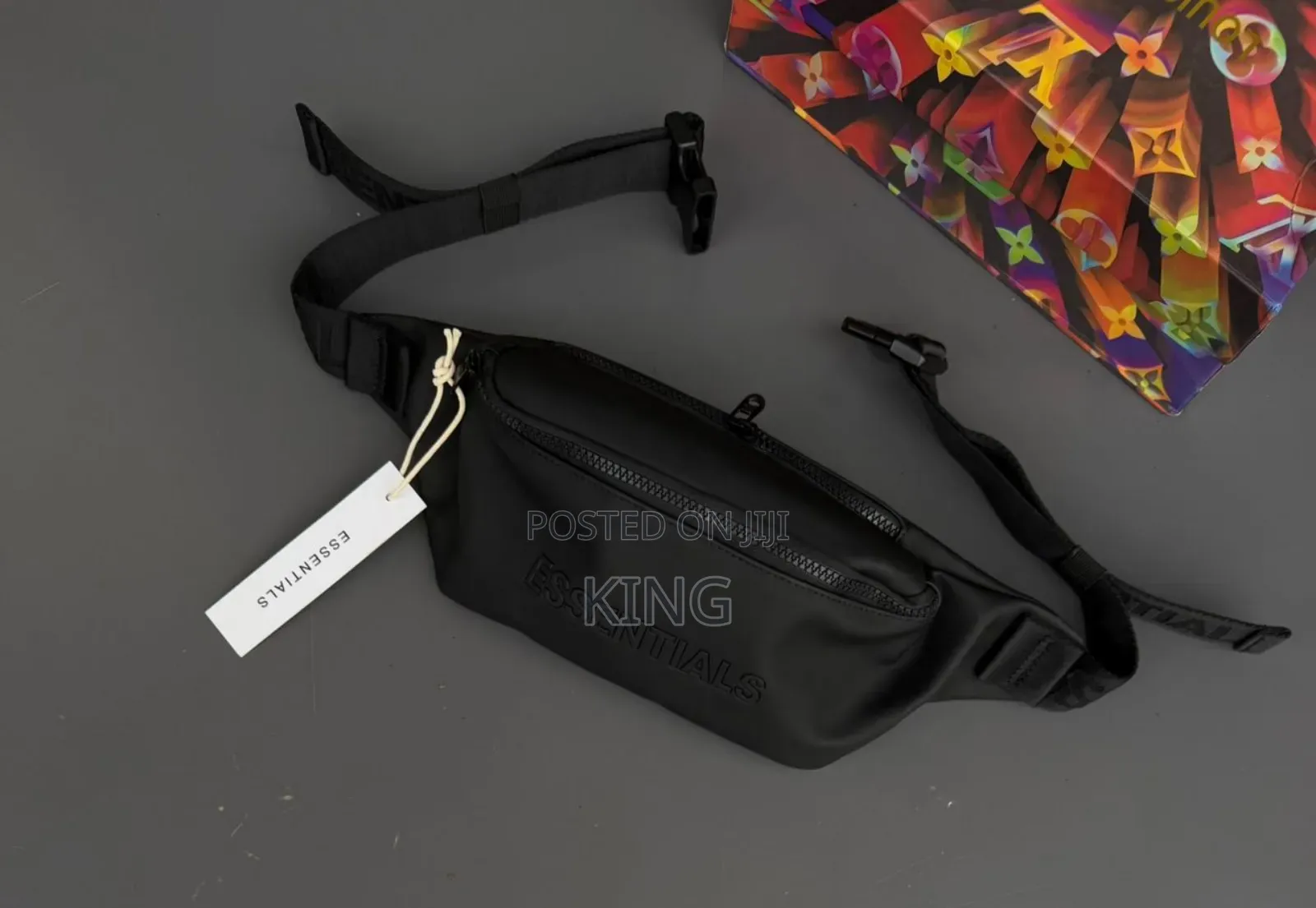 Essential Black Waist Bag