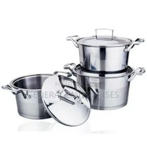 Eleranbe 6-Piece Stainless Steel Cookware Set.