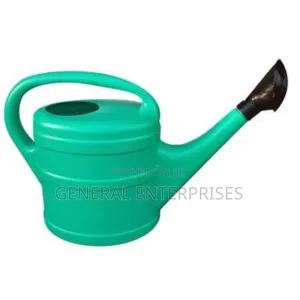 Green Plastic Watering Can