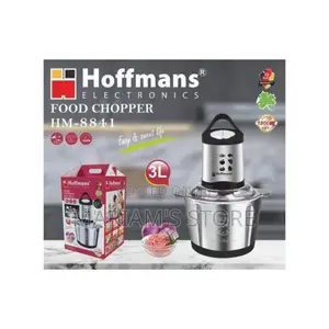 Hoffmans 3l Stainless Steel Multi-Purpose Processor - Silver