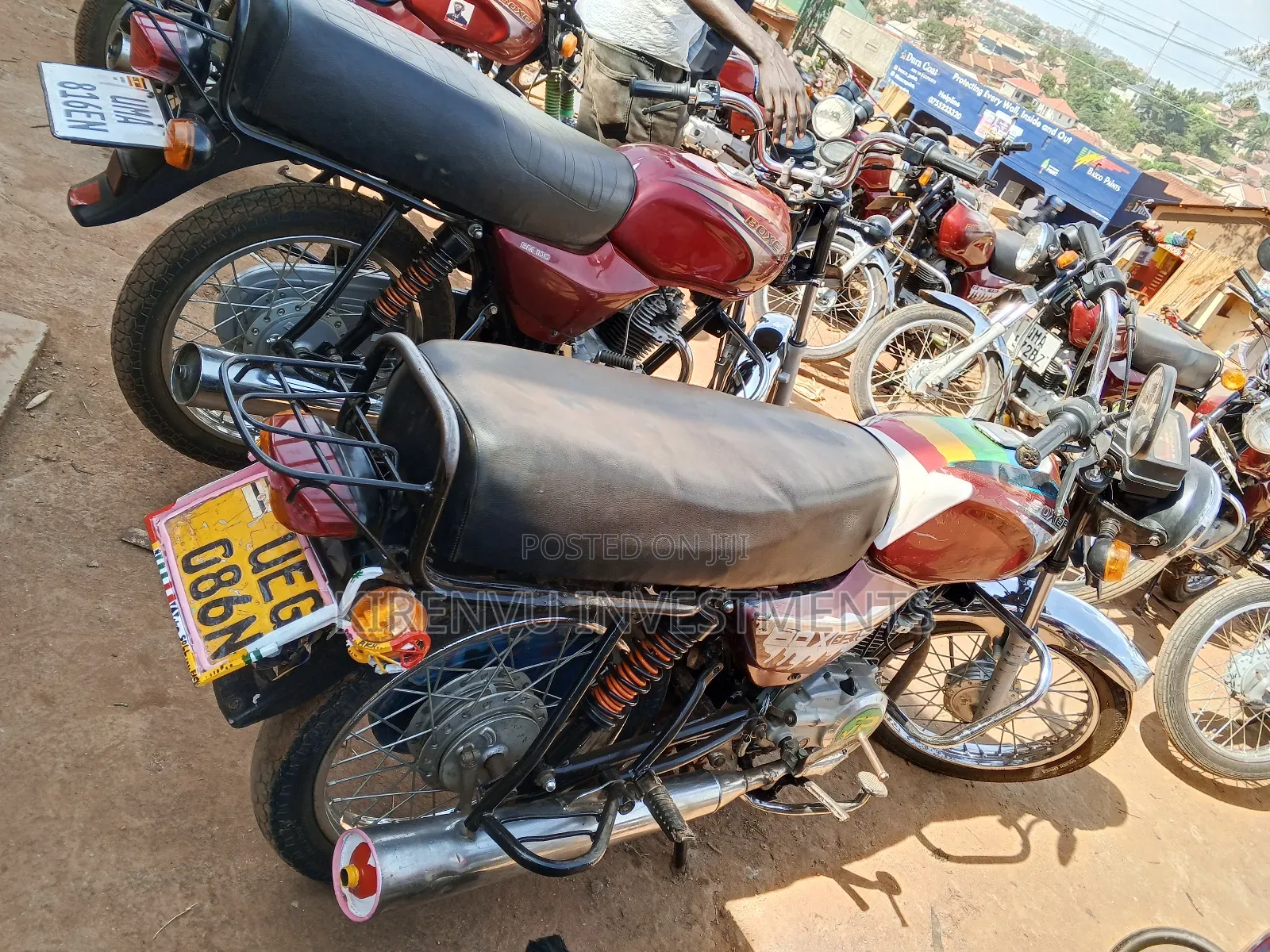 Bajaj Boxer 100 2017 Red