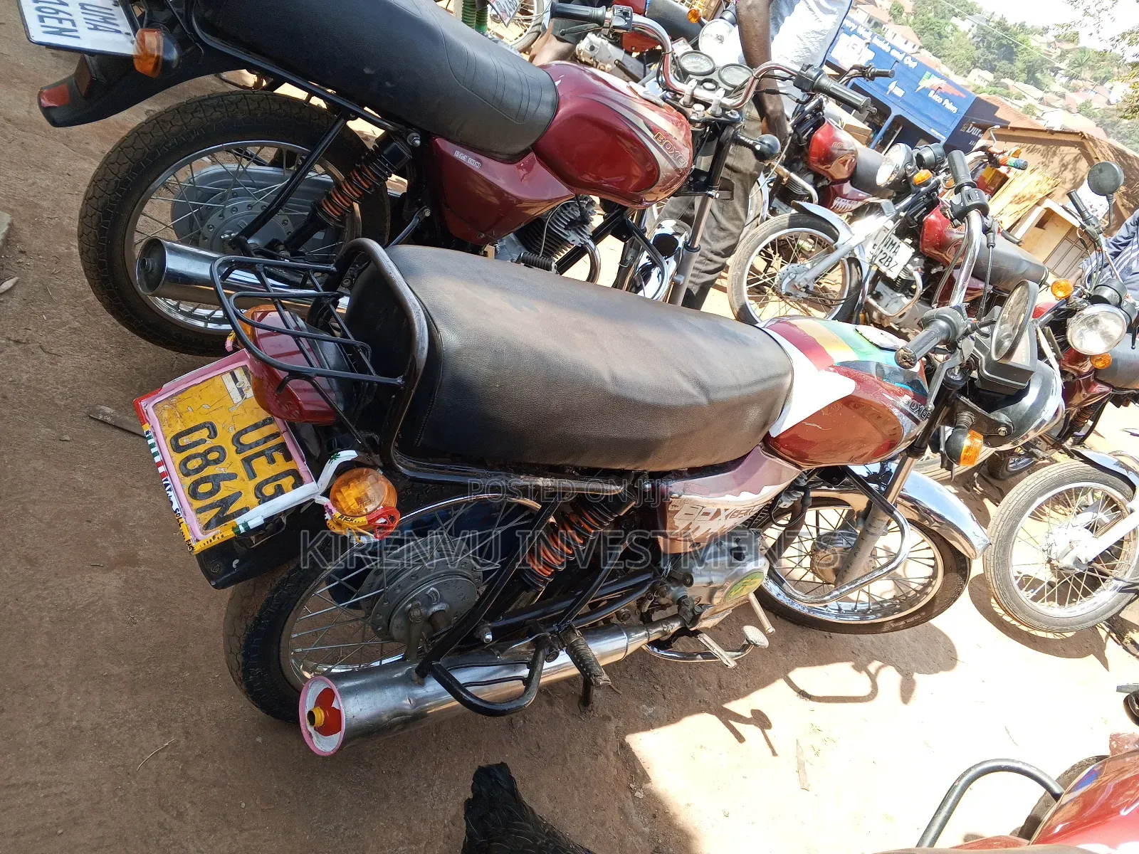 Bajaj Boxer 100 2017 Red