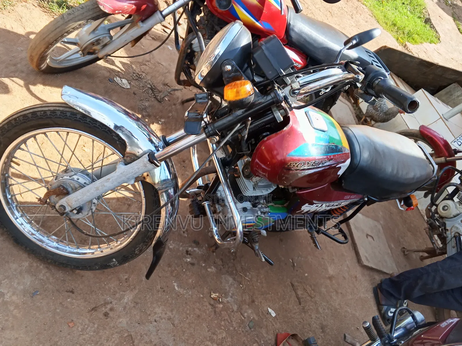 Bajaj Boxer 100 2017 Red