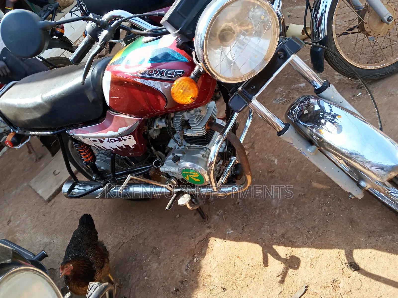 Bajaj Boxer 100 2017 Red