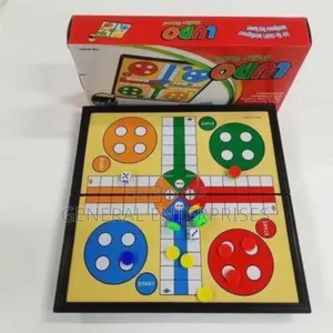 This Is a Generic Magnetic, Foldable Ludo Board Game.
