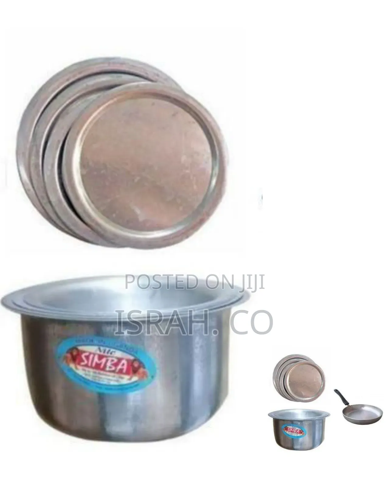 9 Pieces Set of Aluminum Saucepans