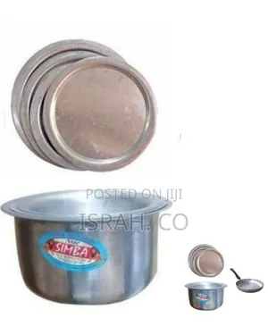 9 Pieces Set of Aluminum Saucepans