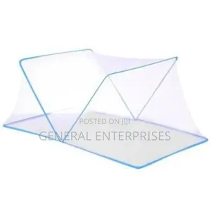 Portable Folding Baby Mosquito Net in Blue.