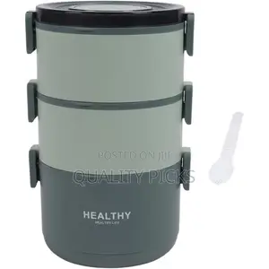 2200ml Thermal Plastic Food Bento Lunch Box