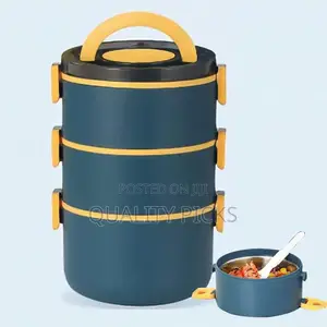 2200ml Thermal Plastic Food Bento Lunch Box