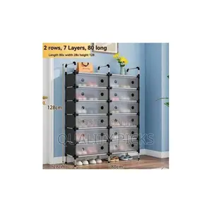 12 Tier Entryway Dustproof Home Shoe Storage Rack