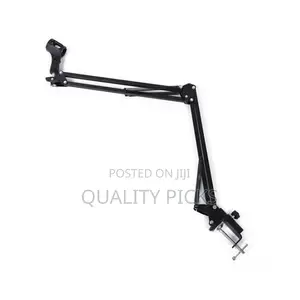 Adjustable Microphone Condenser Microphone Scissor Arm Stand,