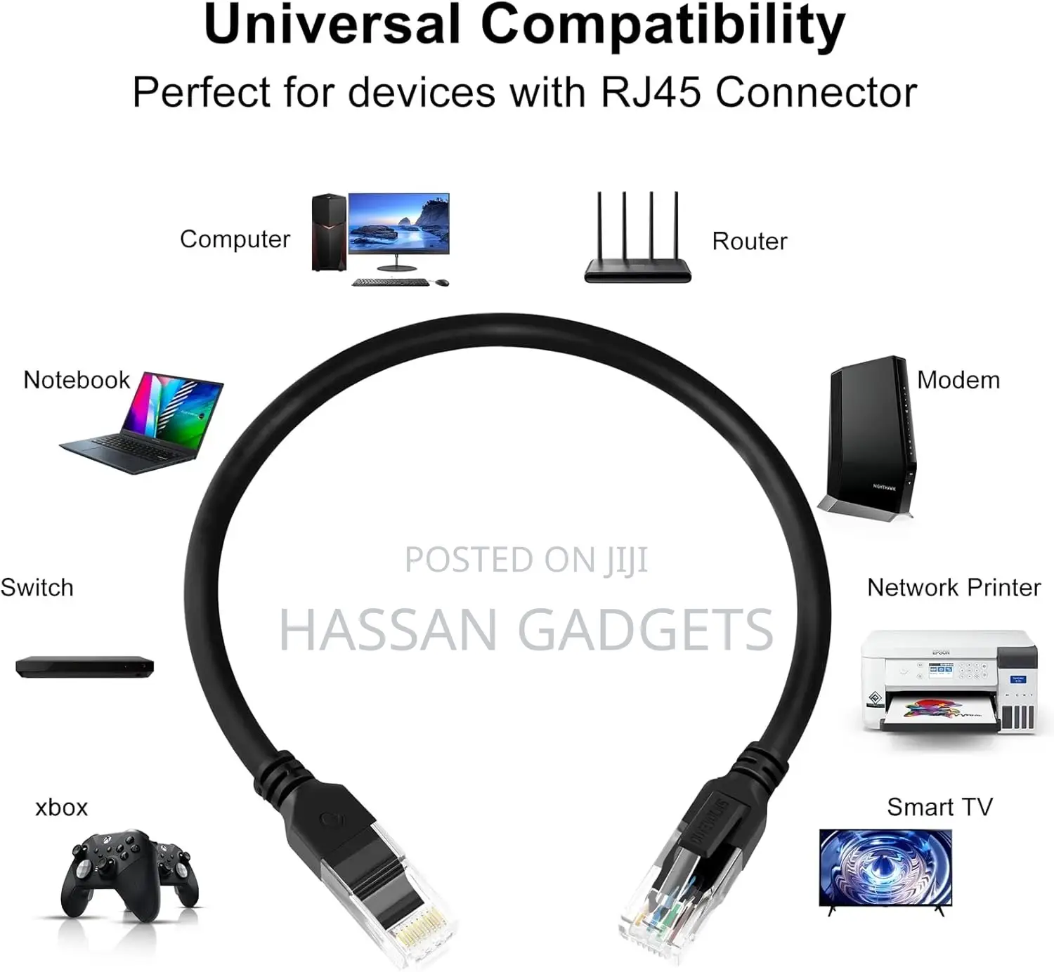 10m Ethernet Cat 6 Rj45 Networking Cable