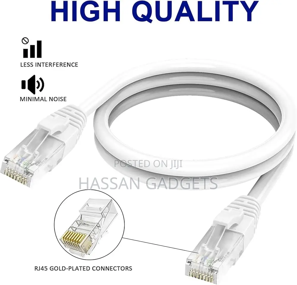 20m Cat 6 Ethernet Networking Cable High Speed