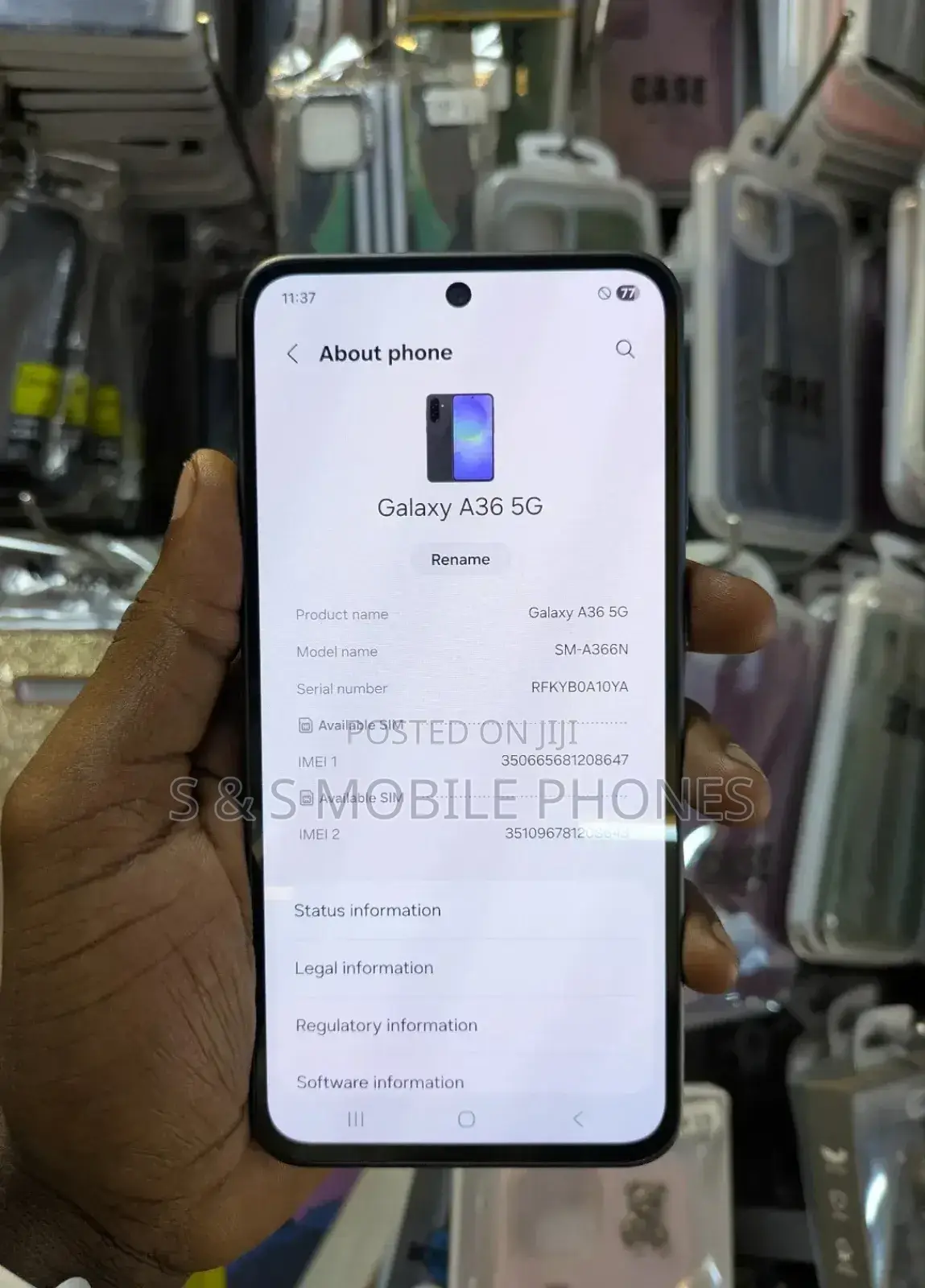 Samsung Galaxy A36 128 GB Black
