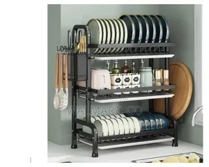 3 Tier Dish Drying Rack-Stainless Steel
