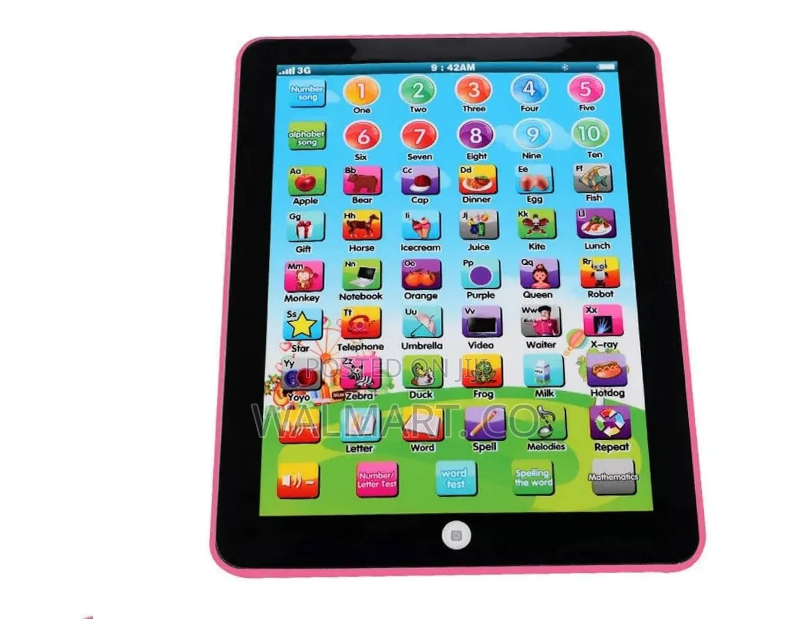 Kids Toy Tab-Pink