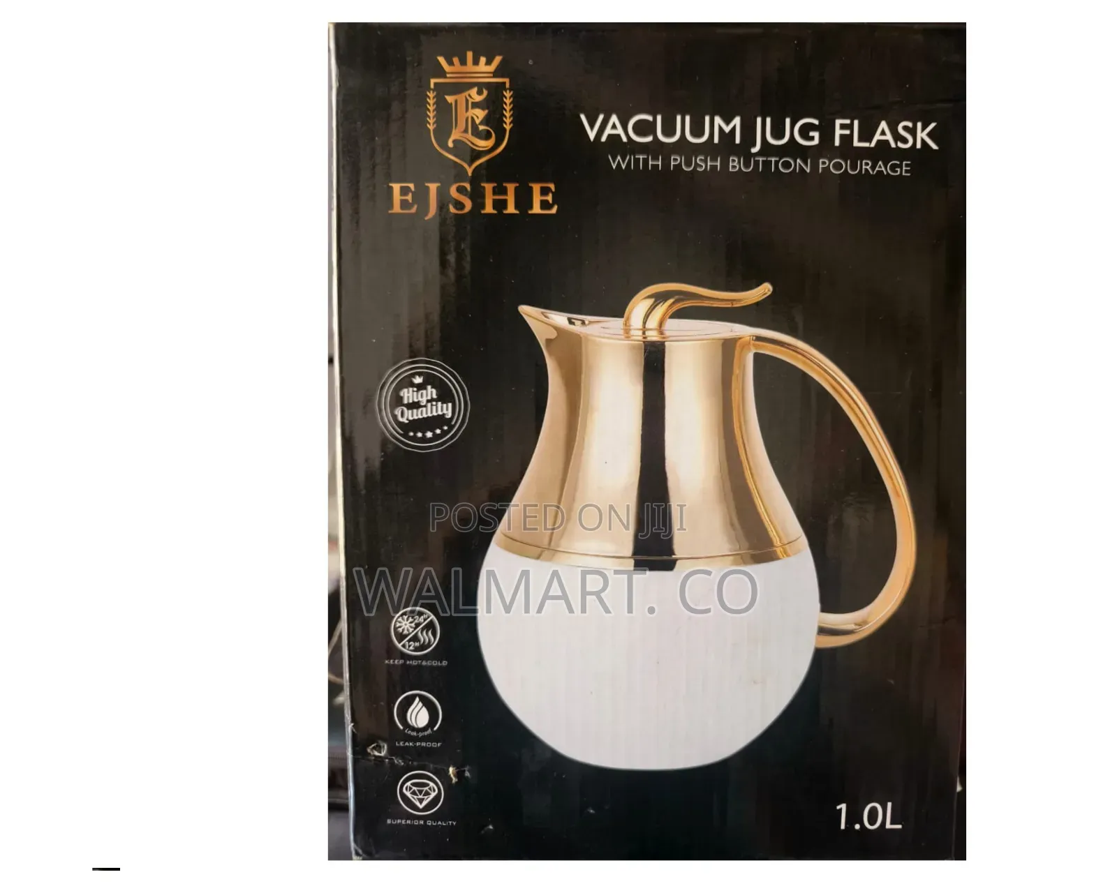 Ejshe 1.0l Arabic Style Vacuum Jug Flask
