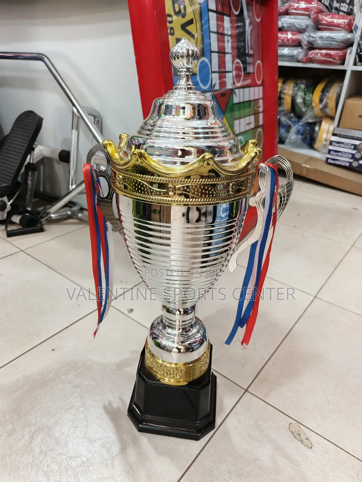 New Design Trophy Silver Original Material Big Size