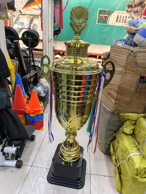 Lone Big Size Trophy Gold Original Material