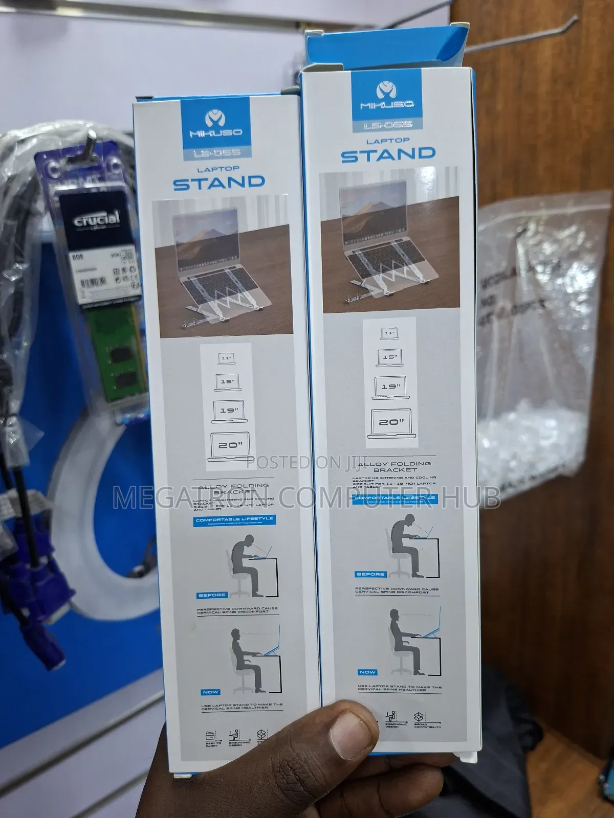 Portable Foldable Aluminum Laptop Stand