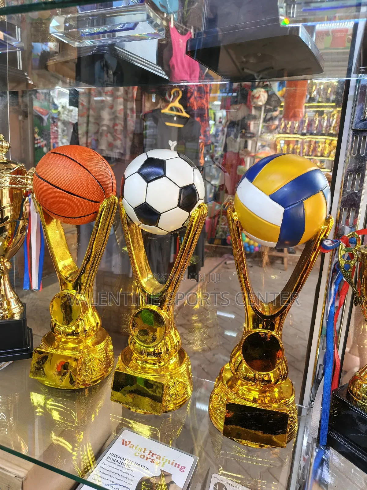 Basketball Trophies Original Material