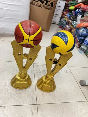 Brown Basketball Trophies Award Gold Original Material