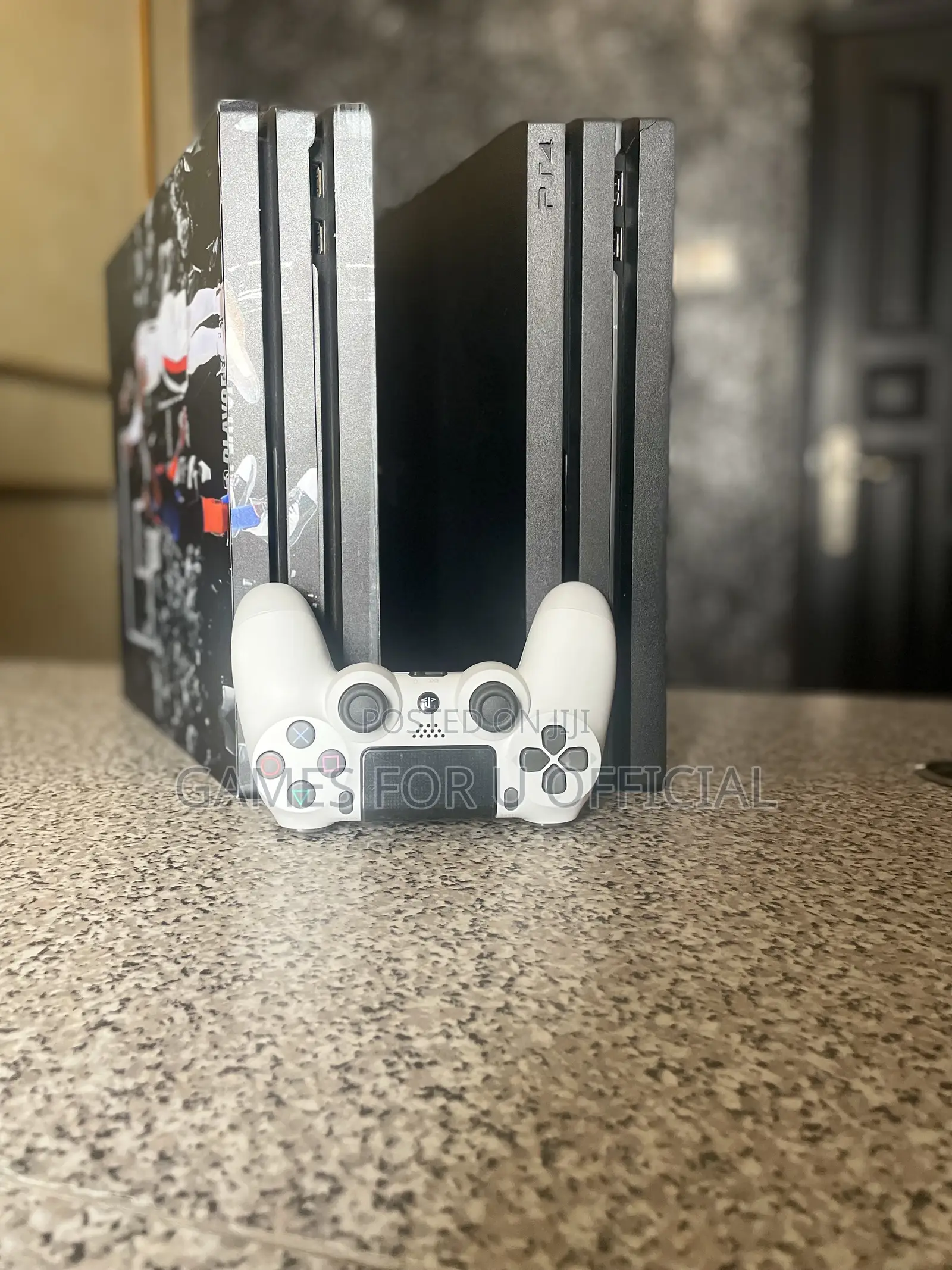 Ps4 Pro Chipped Console 1tb. 1pad White 17 Games