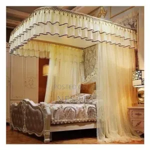 2 Rails Stand Mosquito Net - Cream