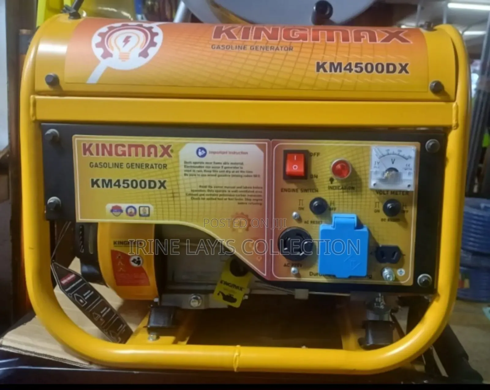 Kingmax Km4500dx Gasoline Portable Generator.