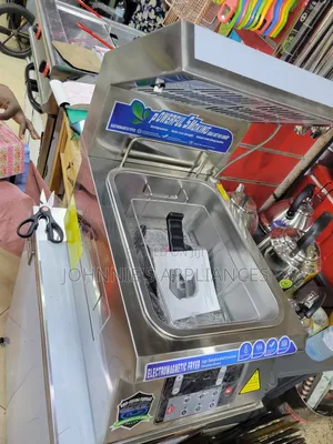 Commercial Electromagnetic Deep Fryer With Powerful Smoke Hood 20l Oil