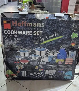 Hoffmans Electronics 215-Piece Stainless Steel Cookware Set – Complete