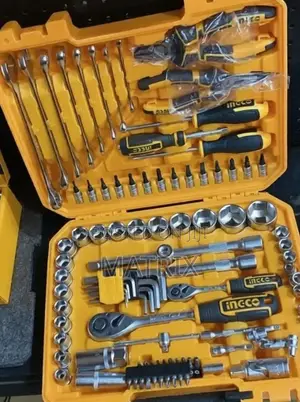 Tools Set/ Tool Box Ingco 100pcs/ Mechanical Tool Box