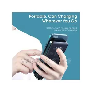 Gueeton 10000mah Power Charge Bank Compact Black
