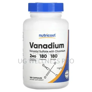 Nutricost, Vanadium , 2 Mg , 180 Capsules