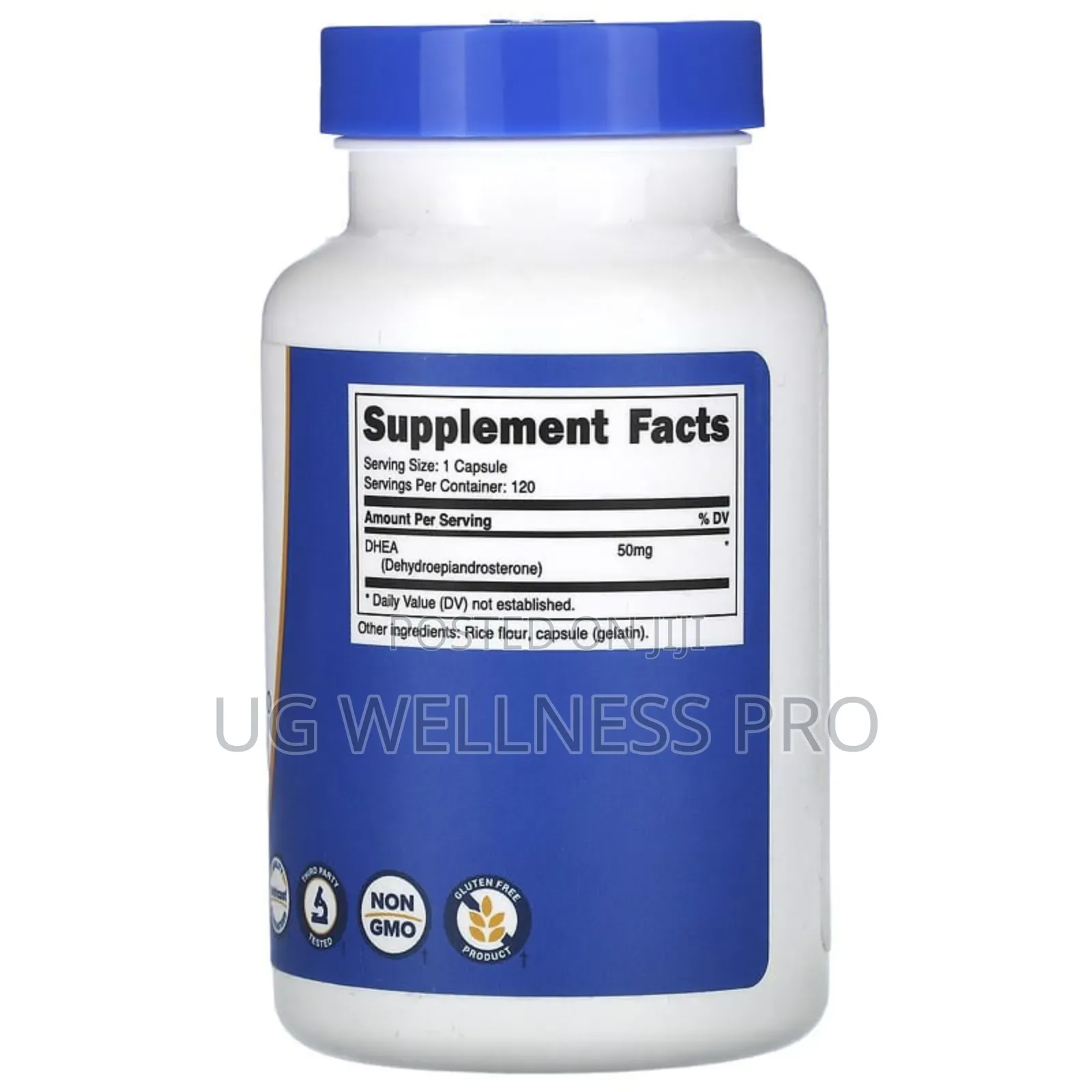 Nutricost, Dhea, 50 Mg, 120 Capsules