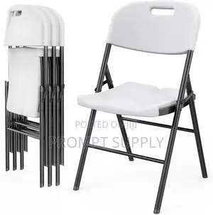 Plastic Foldable Chair With Steelframe for Indoor Outdoor Activities