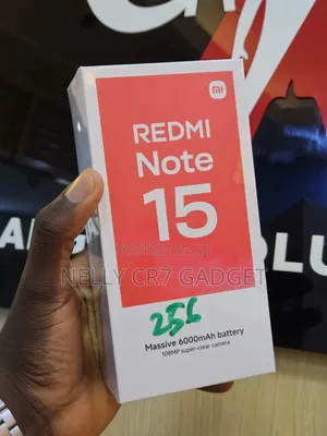 New Xiaomi Redmi Note 15 256 GB Black