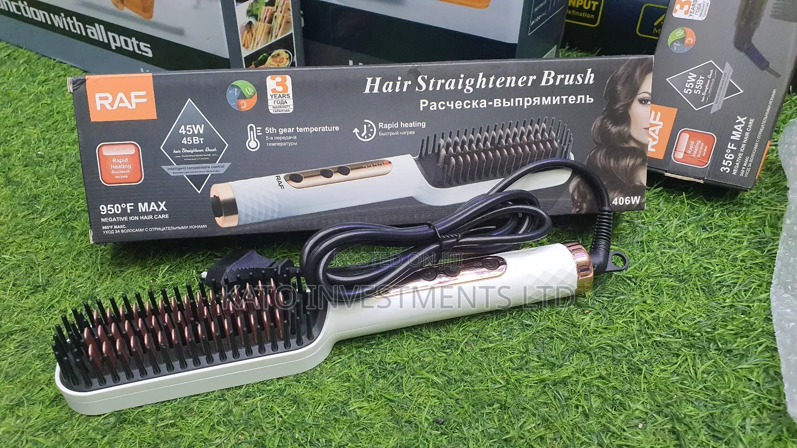 Hair Straightener Brush Raf 45w 950° Max