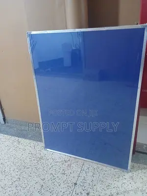 Notice Board (90×120cm) With 1 Packet Free Push Pins-Blue