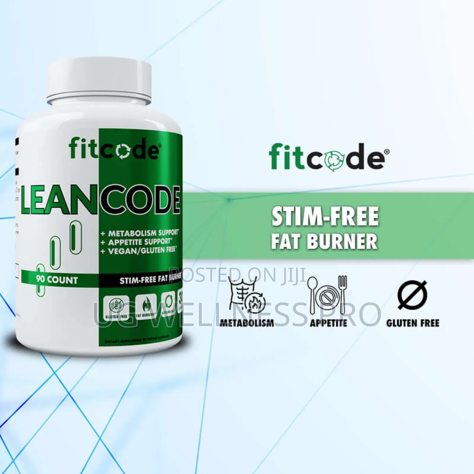 Fitcode, Leancode , 90 Veggie Capsules