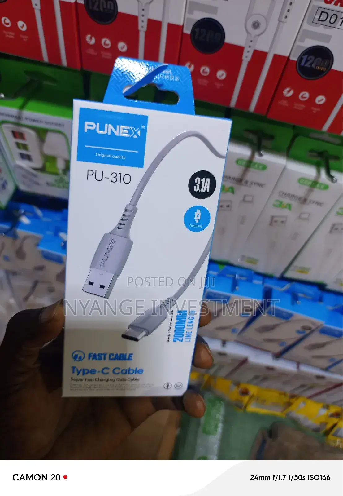 Punex Fast Charge Cable Type C. Usb-C Cable