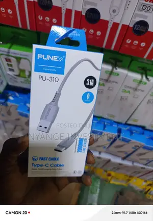 Punex Fast Charge Cable Type C. Usb-C Cable