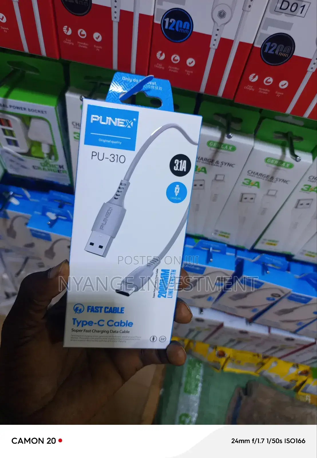 Punex Fast Charge Cable Type C. Usb-C Cable
