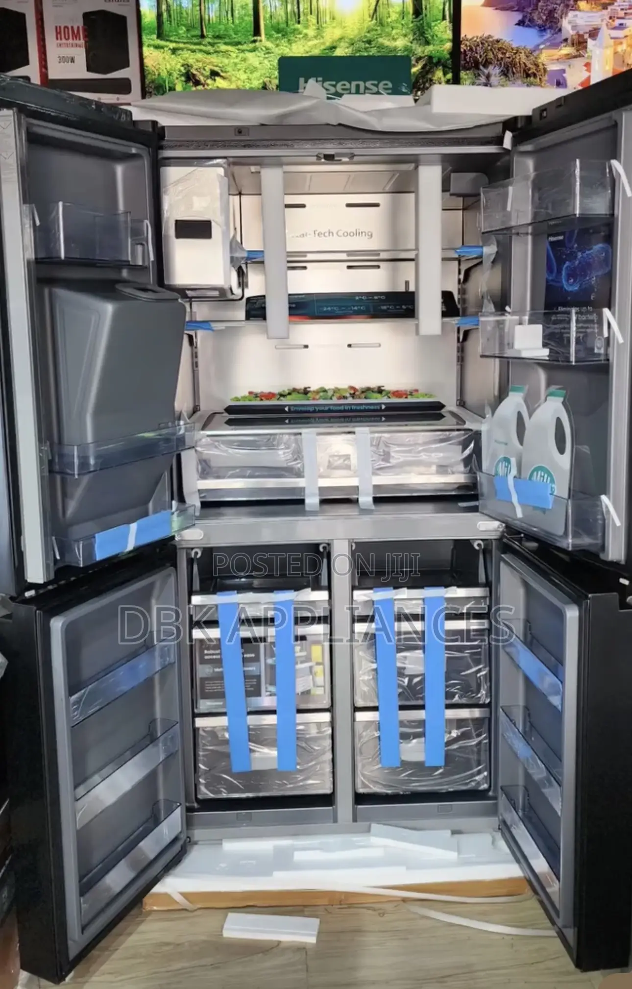 Hisense Refrigerator 720l Ice Maker With 10 Years Warranty